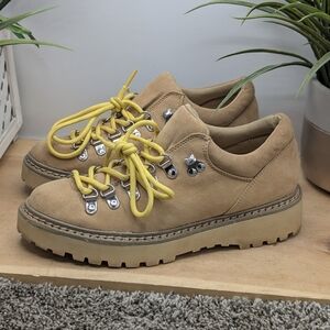 Madden Girl Brown Suede Hiking Shoes Women's Size 7M Casual Walking Work School